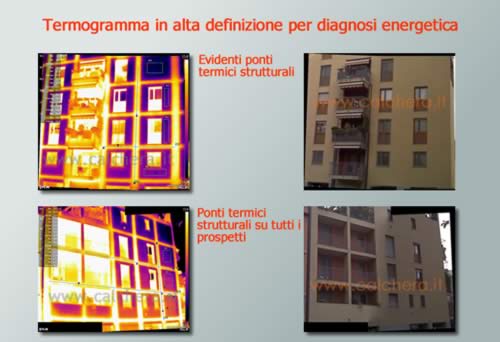 termografia ponte termico pilastri e travi